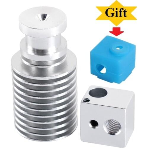 MEGA KP3S Heated Block HeatSink Direct Extrusion Short Distance M6 Thread 1.75mm 3D Printer Parts For Titan Extruder V5 J-head