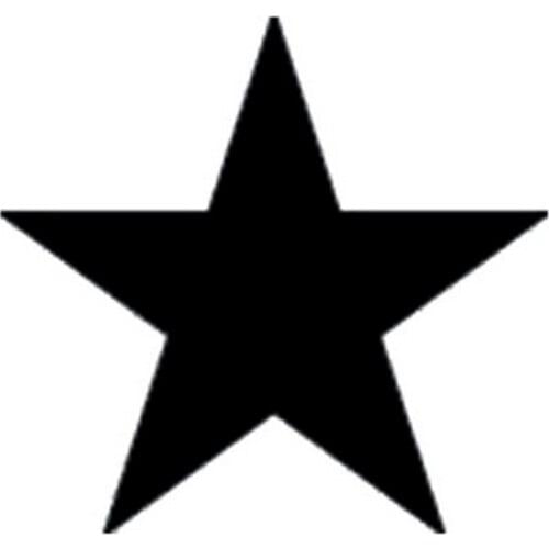 12cm*13cm Five-Pointed Star Vinyl Stickers Motorcycle Decal Car Styling