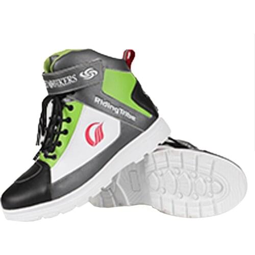 Waterproof Motorcycle Boots Men Road Street Casual Shoes Microfiber Leather Motocross Riding Boots Moto Motorbike Shoes