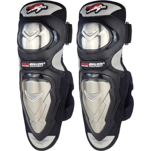 Motocross Protective Gear Motorcycle Stainless Steel Elbow Armor Guards Protector Motos Riding Equipement Elbowpads Kneepads