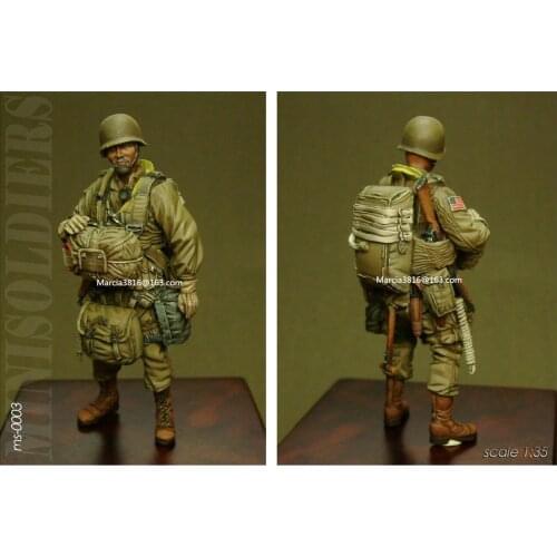 1/35 scale WW2 US Airborne Forces WWII miniatures sand table model of the scene Resin Model Kit figure Free Shipping