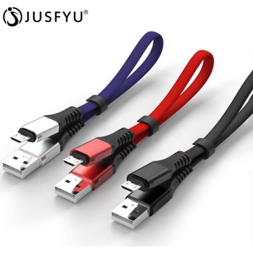30cm USB Data Cable Micro USB Type C Charger 2.4A Fast Charging For Xiaomi 9 Samsung S8 USB C Android Portable Cable Short Cord