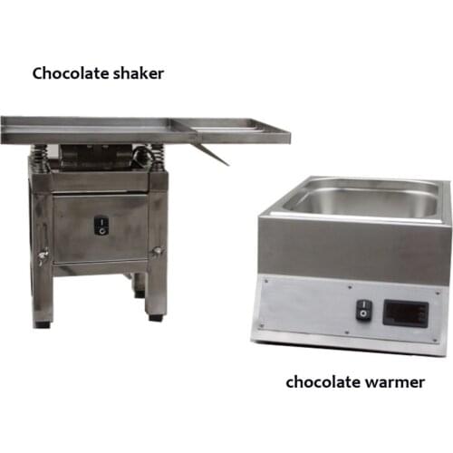 Automatic Stainless Steel Chocolate Melting Vibration Table Machine Chocolate Moving Shaking Spreading Maker Machine