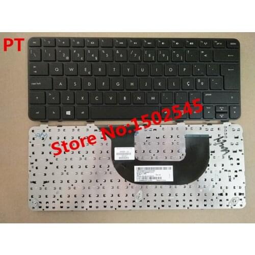 Free Shipping New Original Laptop Keyboard For HP Pavilion DM1-4000 DM1-3000 3115M 3125 PT Keyboard with Frame 699028-131