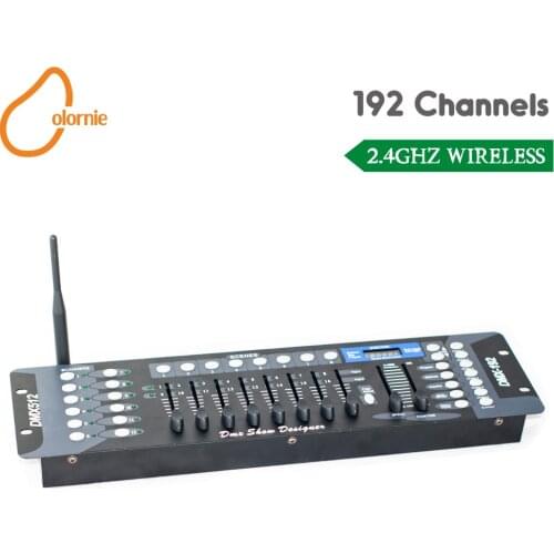 NEW 192 Channels wireless DMX Controller Stage Lighting equipment Console for LED Par Moving Head Spotlights DJ Controller