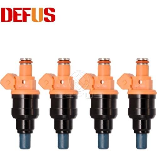 DEFUS 4pcs Bico Fuel Injector INP-060 For 1995-2000 Chrysler Dodge 2.5L V6 4holes 3531033150 35310 33150 9250930004 Nozzle NEW