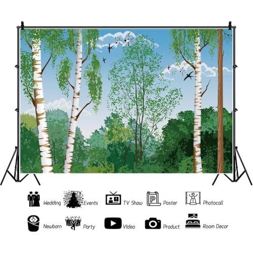 Willow Sprouts Flying Swallows In Spring Portrait Photography Backdrop Decor For Photo Background Studio Photocall Props