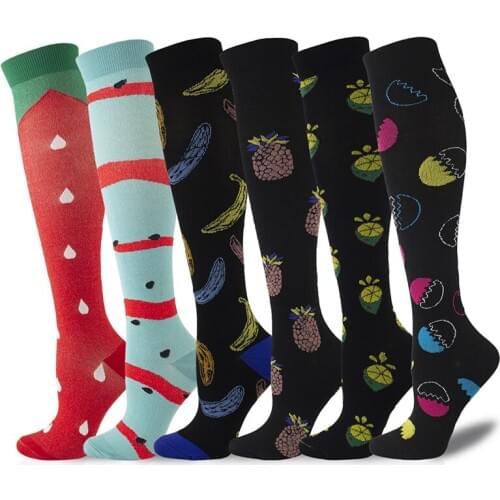 Compression Stockings Set 6 Pairs Per Set Female Compression Sock Sport