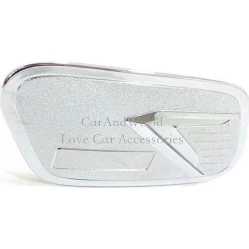 For Volvo XC40 2018 2019 Fuel Tank Cap Cover Gas Oil Box Frame Trims Panel Decoration ABS Chrome Sticker Car-Styling Accessories