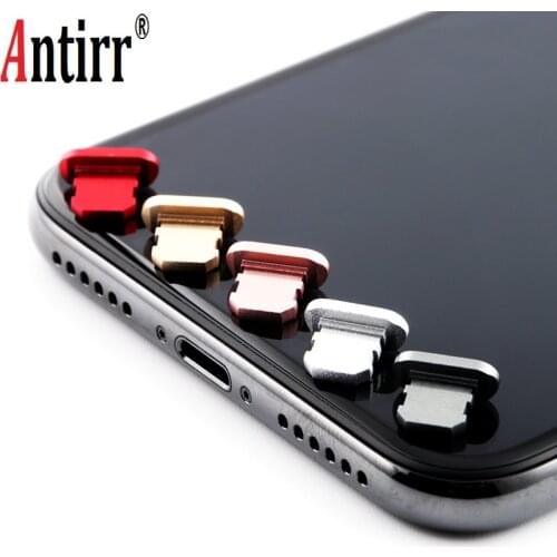 Metal Dust plug Charging Port Dust Plug for iPhone 8 7 6 6S Plus Mini Dust Plug For iPhone 5 5s SE Phone Accessories