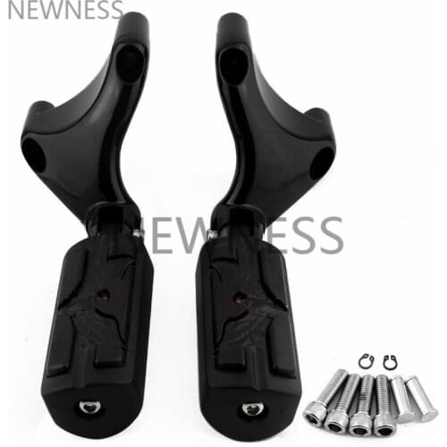 Motorcycle Footrests Bracket Pegs Rear Foot Rests Pedal Passenger Footpegs Mount For Harley Sportster XL883 1200 XL48 2004-2013
