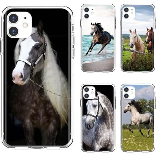 Running-Dappled-Horse Soft Skin Cover For Huawei Mate 20 30 40 7 8 9 10 Lite Pro P Smart 2018 2019 Plus G7 G8