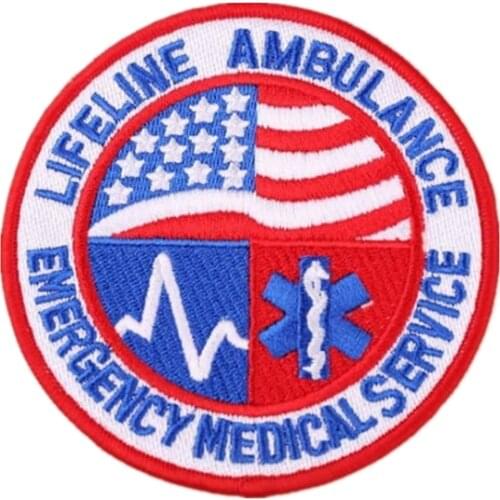 Custom embroidered Patches Personalize logo baseball first aid Iron-On Patch Embroidered Applique can be customized