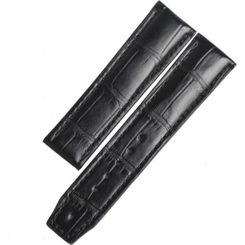 WENTULA watchbands for Maurice Lacroix MASTERPI MP6607 MP6907 MP6508 alligator skin /crocodile grain watch band man