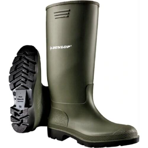 High Top boot green 380VP PVC DUNLOP