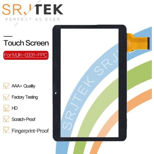 SRJTEK 10.1" Touch Tablet For MF-762-101F-3 FPC/For MJK-0331-FPC TouchScreen Digitizer Glass Sensor Panel Replacement Parts