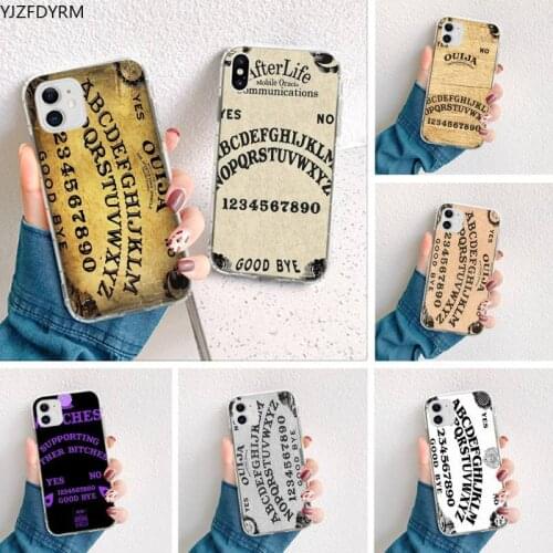 YJZFDYRM The Ouija Board In My Story Soft Phone Case Capa for iPhone 11 pro XS MAX 8 7 6 6S Plus X 5S SE 2020 XR cover