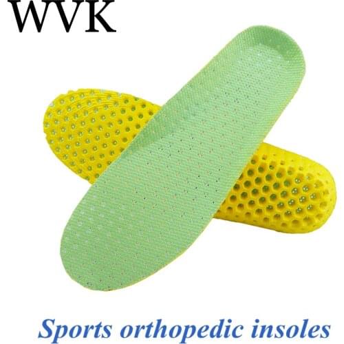 1pair Sports Insoles Orthopedics Shoe Pad Memory Foam for Foot Pad Stretch Breathable Deodorant Cushion Insole Shoes Accesoriory