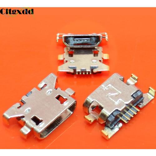 Cltgxdd 2pcs Micro USB jack , Micro USB connector , 5 pin female USB socket charging port for Xiaomi Redmi 3S / Note 4 Note4