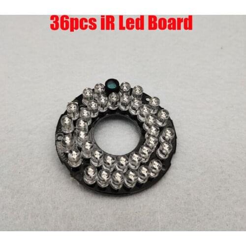 36pcs F5 Infrared Light Board LED IR 20 Meters PCB Night Vision for CCTV Dome 60 Bullet Camera Case