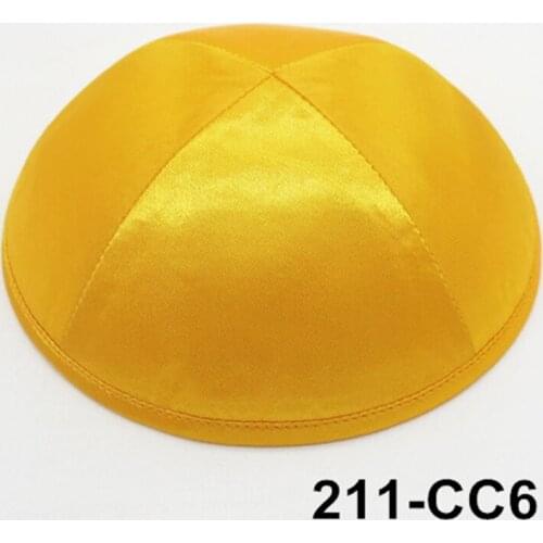 Kippot Satin Kippa Yarmulke Kippah Skullies 19cm Beanies JewishHat SkullCap