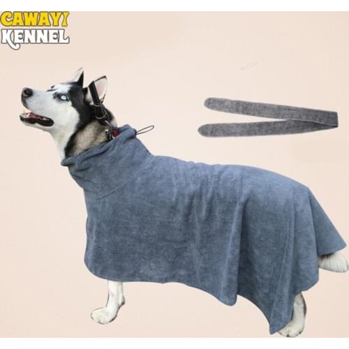 CAWAYI KENNEL Polyester Pet Dog Absorbent Bath Towel Pet Dog Strong Drying Towel Cleaning Supplies Bathrobe for Pet D1487
