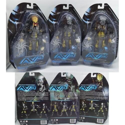 Masked Scars Predators AVP AlienS vs Predators Celtics Chopper Scars Predators Figure Action Figure Toys Collection Model 18cm