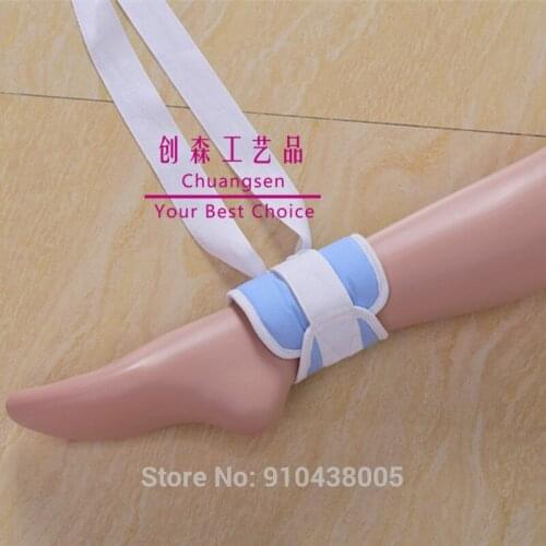 Cotton Limb Restraint Strap Elderly Patient Wrist Ankle Binding Belt Band Health Care Tool Adjustable Washable Soft Support Belt
