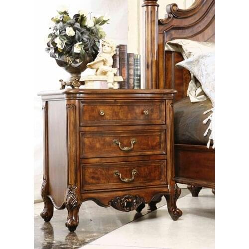 Italian Royal Wooden Bedroom Furniture,Luxury Night Stands Antyczne noc stoi GH06