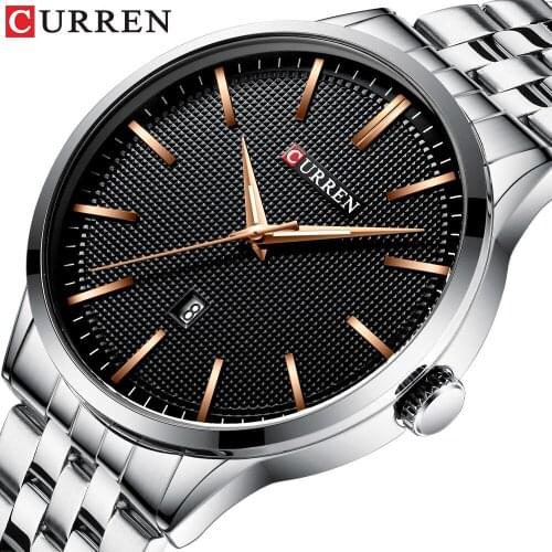 Relogio Masculino Watches Men 2019 Brand CURREN Luxury Watch Quartz Stainless Steel Dial Wristwatch Business Reloj Hombre Saat