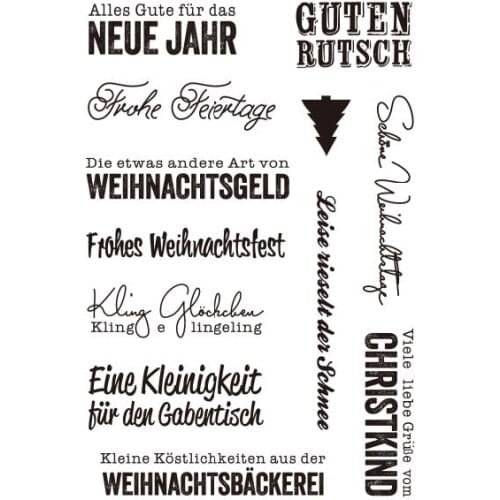 German Transparent Clear Silicone Stamp/Seal for DIY scrapbooking/photo album Decorative clear stamp sheets A187