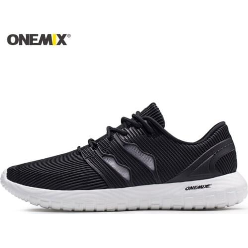 Onemix Men Running Shoes for Women Black Air Breathable Designer Gym Trail Jogging Sneakers Outdoor Sport walking Track Trainers