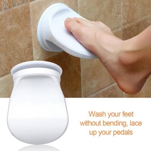 Bathroom Shower Foot Rest Shaving Leg Step Aid Grip Holder Pedal Step Suction Cup Non Slip Foot Pedal Wash Feet Foot Pedal
