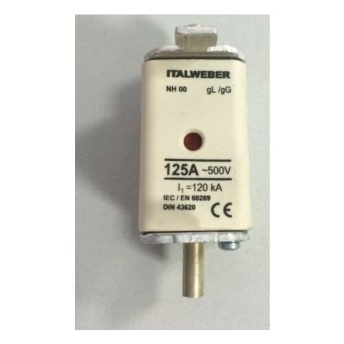 Fuses: ITALWEBER NH00 125A 500V 120KA gG / NH00 125A 500V 100KA aM