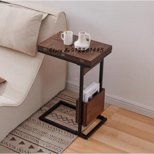 Sofa Side Table Movable Bedside Table C-shaped Side Table Creative Bedside Table With Usb Charging Device Small Coffee Table Cor