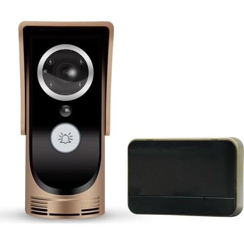 APP Remote Control WIFI IP Doorbell Metal Case Wireless Intercom Video Door Phone