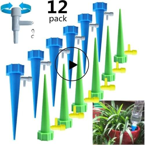 Auto Drip Irrigation Watering System Dripper Spike Kits Garden Household Plant Flower Automatic Waterer Tools For Potted Flower