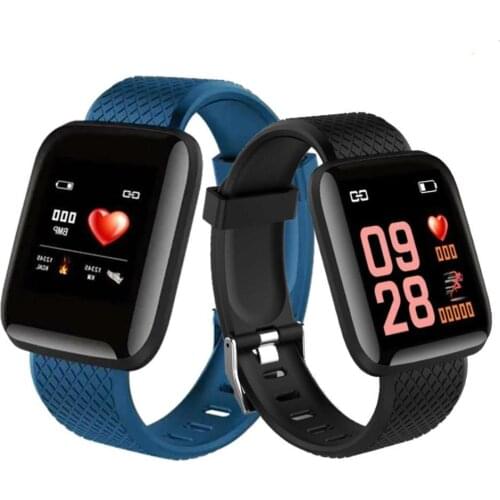 D13 116 Plus 1.3inch Bluetooth Blood Pressure Heart Rate Monitor Smart Bracelet Bond Touch парные