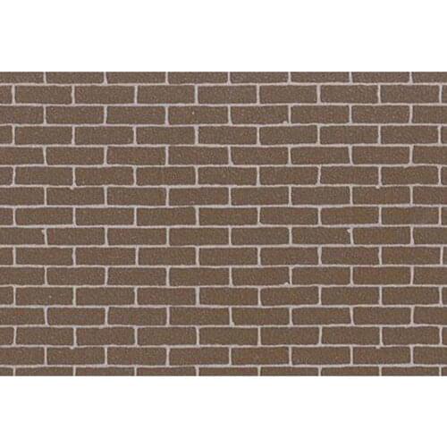 Tamiya 87169 Model Paints & Finishes Diorama Sheet (Gray-Colored Brickwork A)