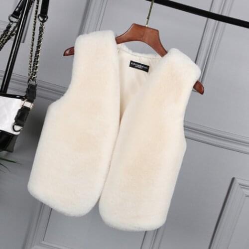Womens Short Fur Vest For Fall/winter 2021 New Style Rabbit Fur Waistcoat Waistcoat Plush Vest Haining Fur Coat