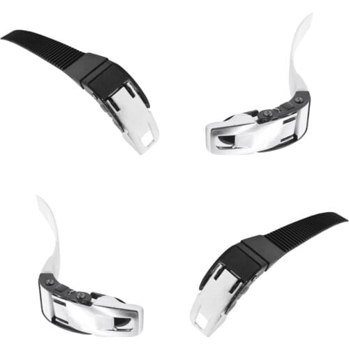 2 Pairs Replacement Inline Roller Skate Shoes Energy Straps Fastener Buckle Clamp Band Belt with Screws