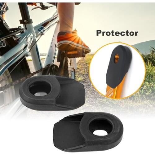Brand New 2 PCS Bike Crank Cover Protector Silica Gel Crank Protector Case Boots Protectors Crankset Protective Case