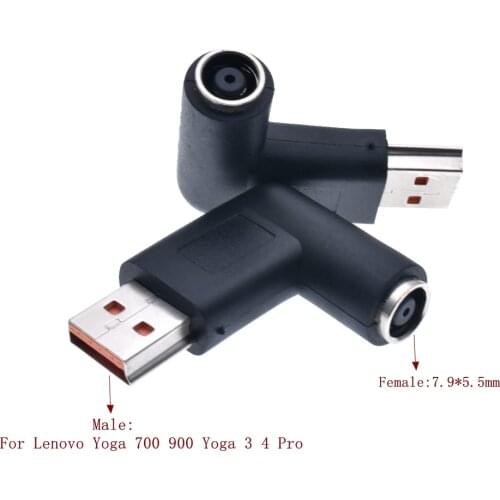 7.9 x 5.5 mm Female Dc Power Supply Adapter Converter Laptop Power Jack Connector C for Lenovo Yoga 3 4 700 900 Notebook Charger