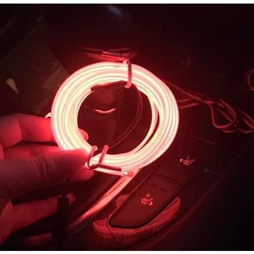 3m Car Interior Accessories Cold Light LED Atmosphere Light Bar for Subaru Chery Tiggo Fulwin Geely Vision Roewe 750 950 350 550