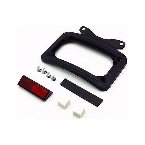 Black License Plate Frame Bracket For Harley Street Glide Road King