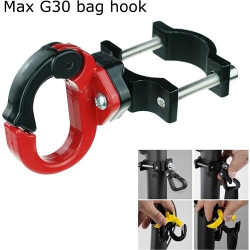 Electric Scooter Aluminium Metal Bags Hook for ninebot max G30/G30D kickscooter m365/M365 PRO Hanger Gadget Metal Claw Hanger