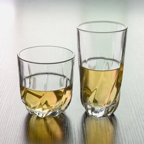 Set of 2 top quality crystal whiskey wine glass for party club beer drinking glass cups 0901-42