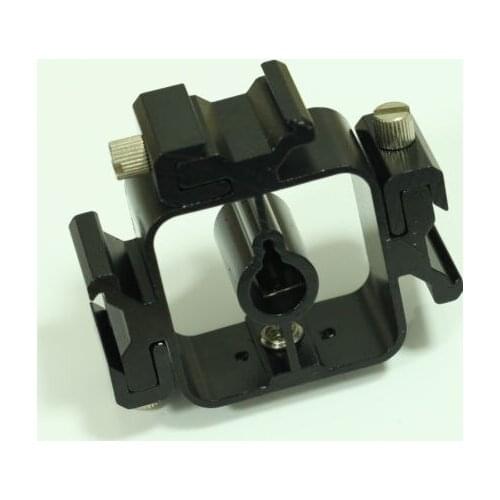New 3 in1 metal Tri-Hot Shoe Mount Adapter for Flash Holder Bracket Light Stand