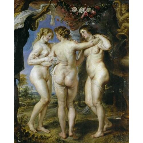 Wholesale painting # TOP ART # Rubens, Peter Paul - The Three Graces, # print canvas oil painting-free shipping