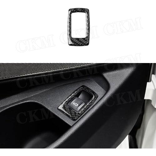 Carbon Fiber Car Rear Trunk Boot Switch Buttons Trim Frame Cover Sticker For BMW G20 G28 2019 2020 Car Interior Accessories
